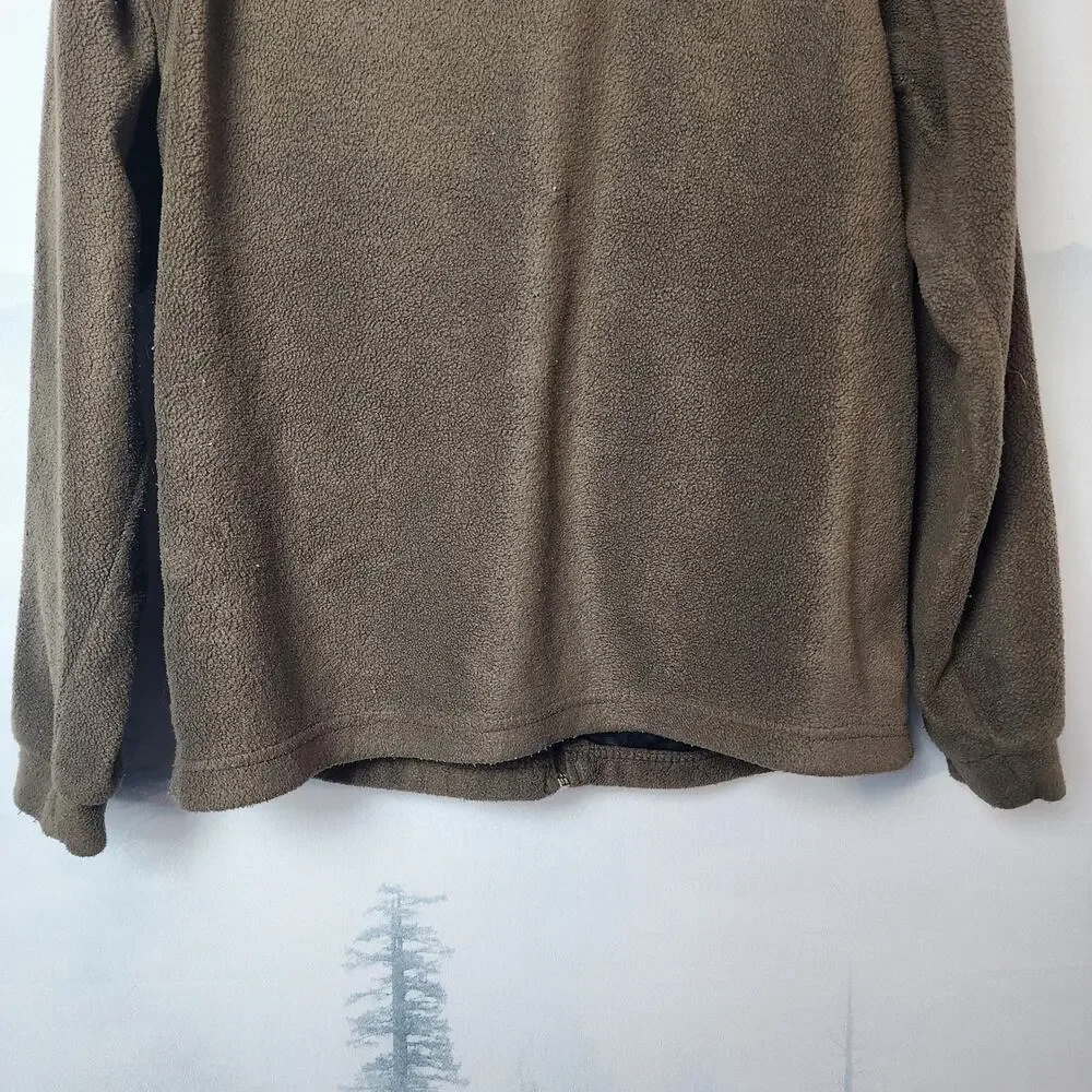 Columbia Youth Brown Full Zip Fleece Jacket | Youth 14/16